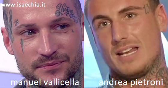 Somiglianza tra Manuel Vallicella e Andrea Pietroni