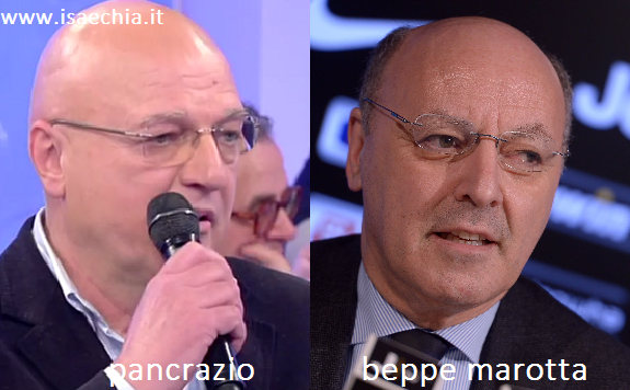 Somiglianza tra Pancrazio, cavaliere del Trono over di ‘Uomini e Donne’, e Beppe Marotta preview