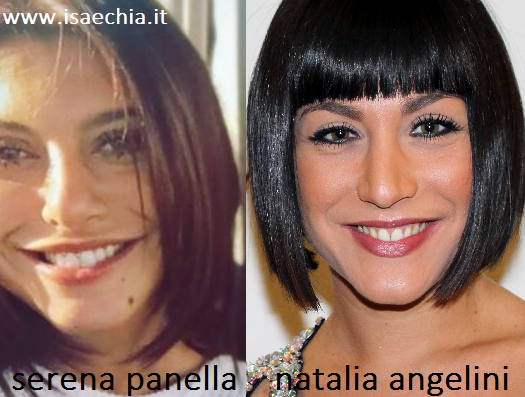 Somiglianza tra Serena Panella e Natalia Angelini