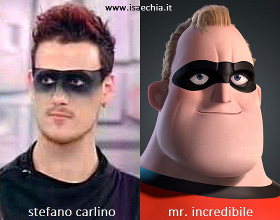 Somiglianza tra Stefano Carlino e Mr. Incredibile preview
