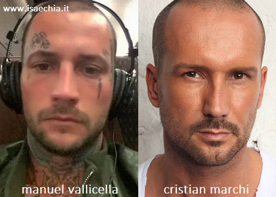 Somiglianza tra Manuel Vallicella e Cristian Marchi