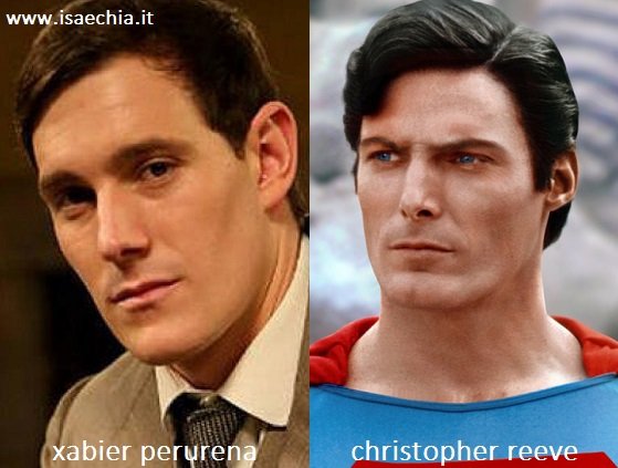 Somiglianza tra Xabier Perurena e Christopher Reeve