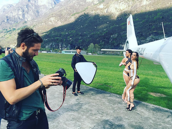 Alex Belli, Beatrice e Ludovica Valli