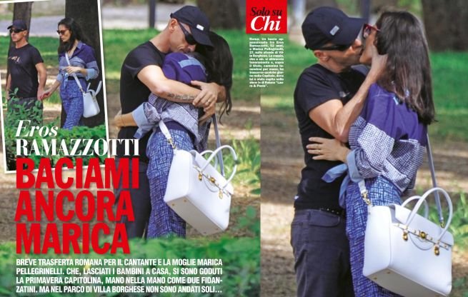 Eros Ramazzotti e Marica Pellegrinelli, felici e innamorati più che mai! (foto)