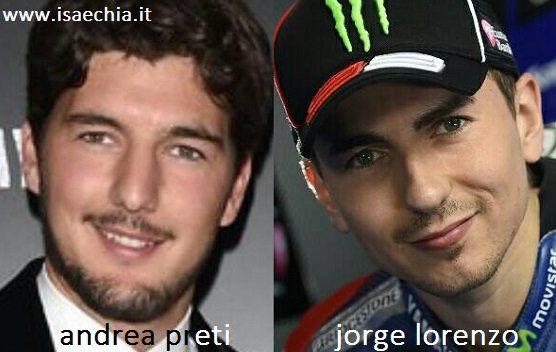Somiglianza tra Andrea Preti e Jorge Lorenzo