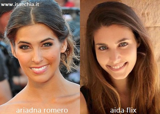 Somiglianza tra Ariadna Romero e Aida Flix