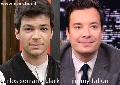 Somiglianza tra Carlos Serrano-Clark e Jimmy Fallon