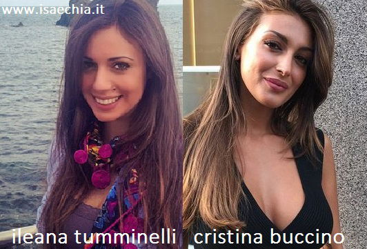 Somiglianza tra Ileana Tumminelli e Cristina Buccino preview