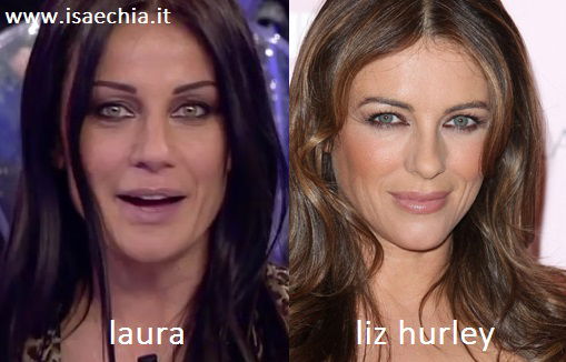 Somiglianza tra Laura, dama del Trono over di ‘Uomini e Donne’, e Liz Hurley preview