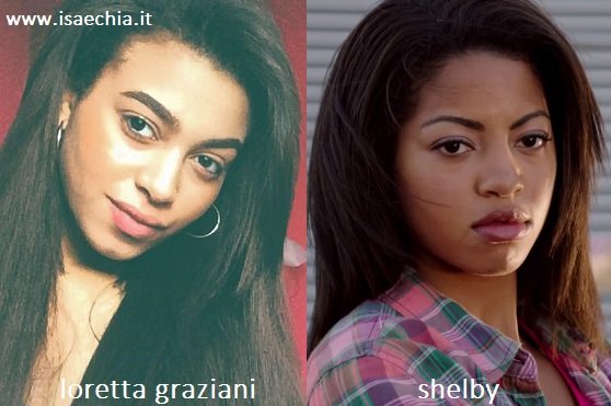 Somiglianza tra Loretta Graziani e Shelby dei ‘Power Rangers’