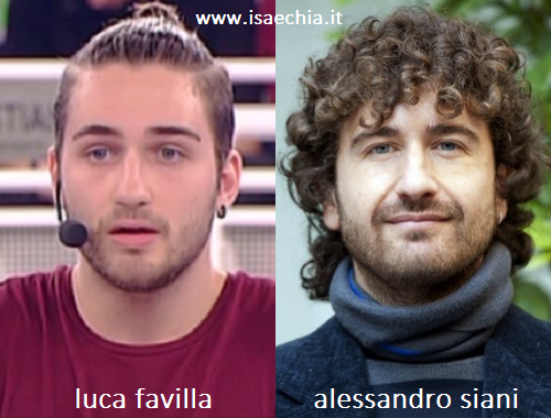 Somiglianza tra Luca Favilla e Alessandro Siani