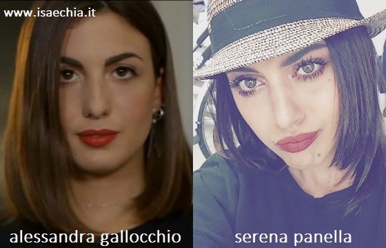 Somiglianza tra Alessandra Gallocchio e Serena Panella