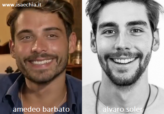 Somiglianza tra Amedeo Barbato e Alvaro Soler