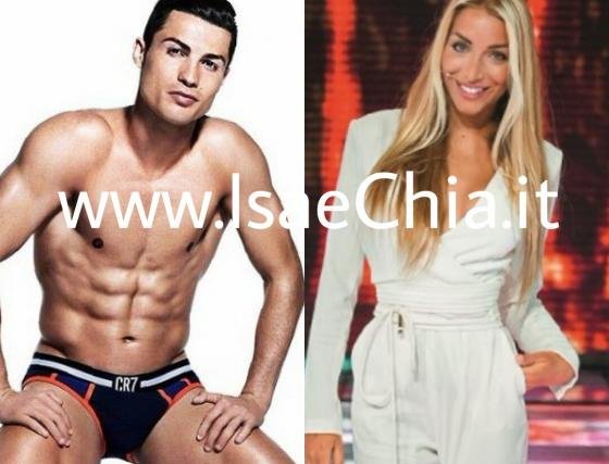 Elisa De Panicis e Cristiano Ronaldo 