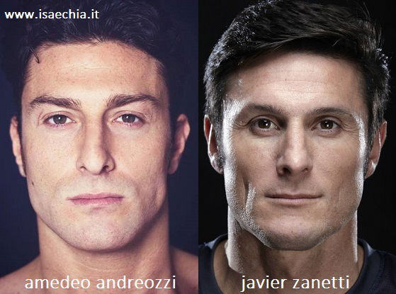 Somiglianza tra Amedeo Andreozzi e Javier Zanetti preview
