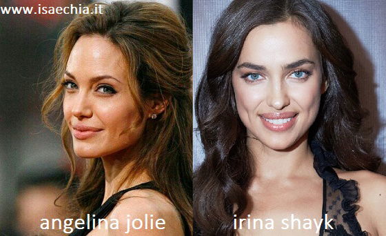 Somiglianza tra Angelina Jolie e Irina Shayk article-post