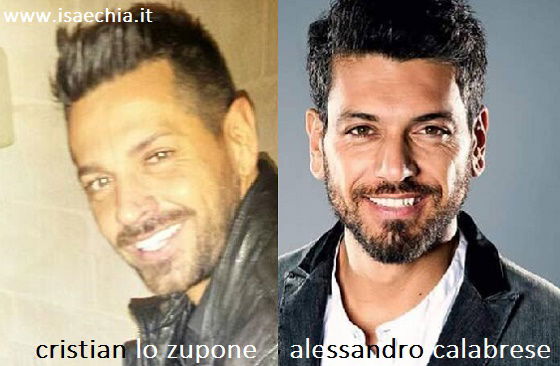 Somiglianza tra Cristiano Lo Zupone e Alessandro Calabrese preview