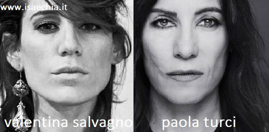 Somiglianza tra Valentina Salvagno e Paola Turci preview