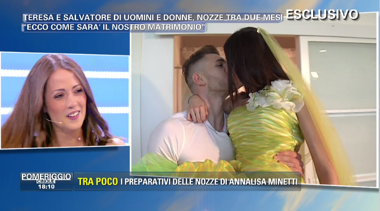 Salvatore Di Carlo e Teresa Cilia a ‘Pomeriggio 5’ annunciano: “Il 15 settembre convoleremo a nozze!” preview