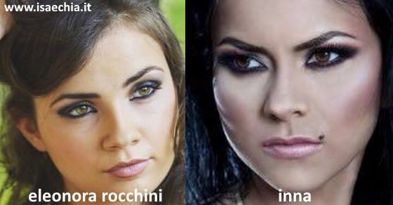 Somiglianza tra Eleonora Rocchini e Inna preview