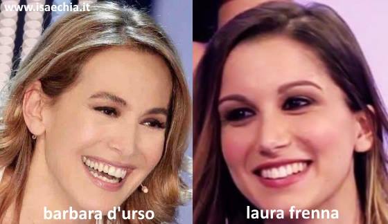 Somiglianza tra Laura Frenna e Barbara D’Urso preview