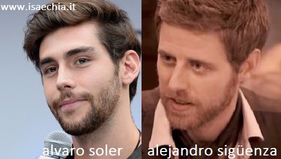 Somiglianza tra Alvaro Soler e Alejandro Siguenza