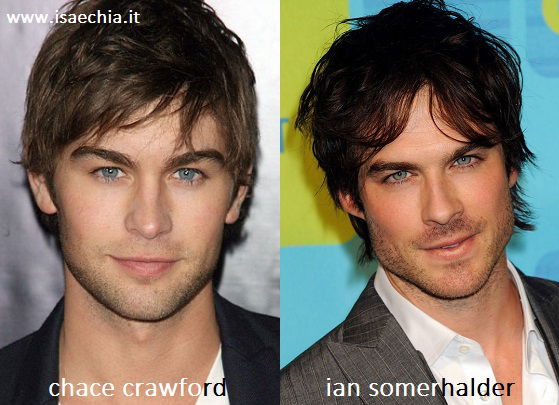 Somiglianza tra Chace Crawford e Ian Somerhalder preview