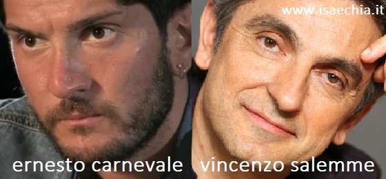 Somiglianza tra Ernesto Carnevale e Vincenzo Salemme