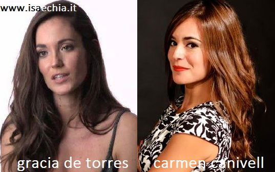 Somiglianza tra Gracia De Torres e Carmen Canivell article-post