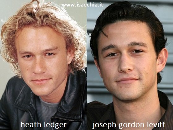 Somiglianza tra Heath Ledger e Joseph Gordon Levitt