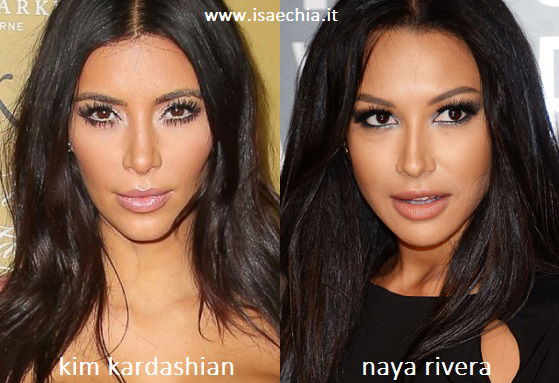 Somiglianza tra Kim Kardashian e Naya Rivera article-post
