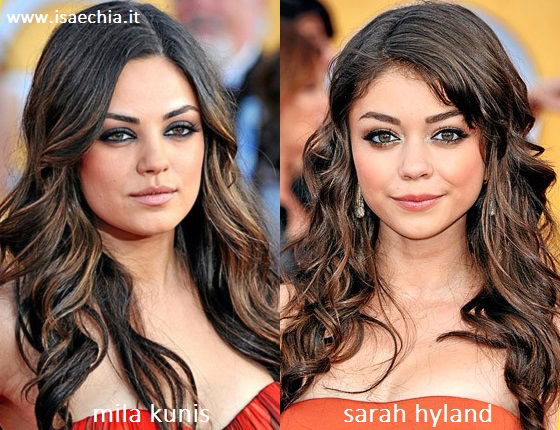 Somiglianza tra Mila Kunis e Sarah Hyland article-post