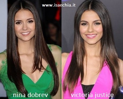 Somiglianza tra Nina Dobrev e Victoria Justice