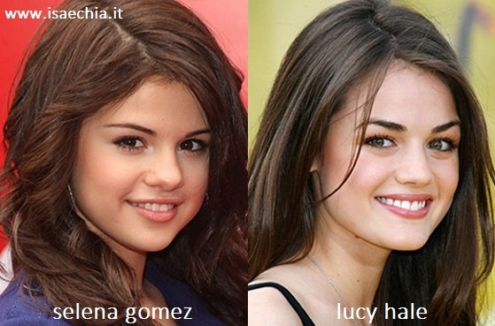 Somiglianza tra Selena Gomez e Lucy Hale