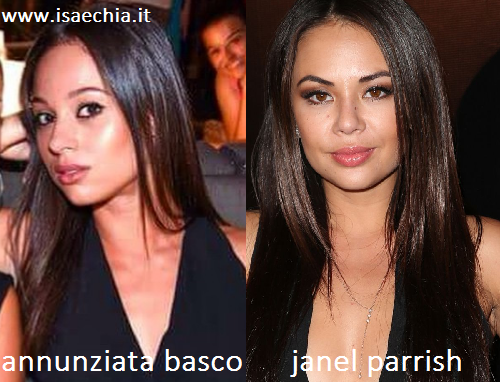 Somiglianza tra Annunziata Basco e Janel Parrish preview