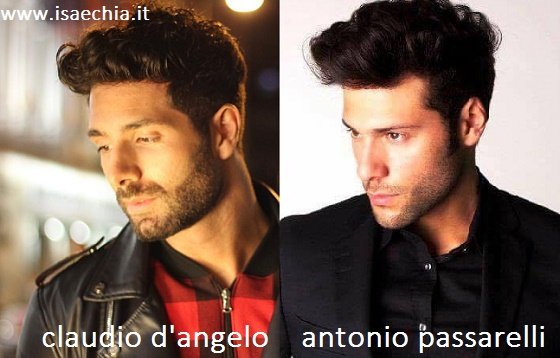 Somiglianza tra Claudio D’Angelo e Antonio Passarelli