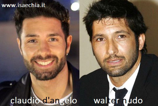 Somiglianza tra Claudio D’Angelo e Walter Nudo preview
