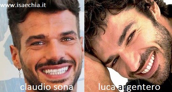 Somiglianza tra Claudio Sona e Luca Argentero