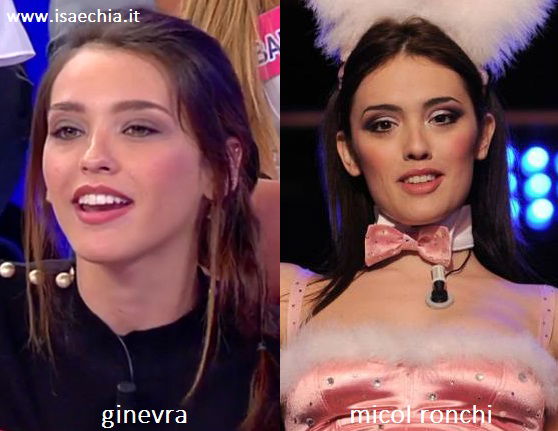 Somiglianza tra Ginevra Pisani e Micol Ronchi preview
