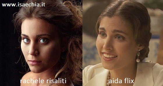 Somiglianza tra Rachele Risaliti e Aida Flix