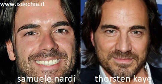 Somiglianza tra Samuele Nardi e Thorsten Kaye preview