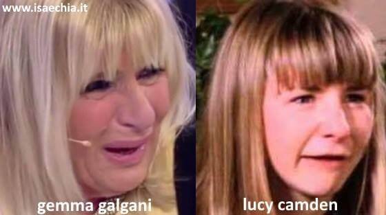 Somiglianza tra Gemma Galgani e Lucy Camden di ‘Settimo cielo’