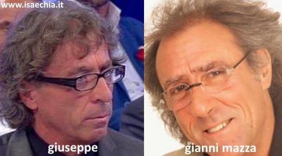Somiglianza tra Giuseppe e Gianni Mazza