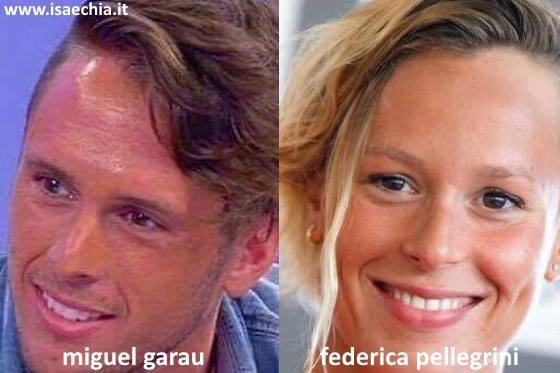 Somiglianza tra Miguel Garau e Federica Pellegrini