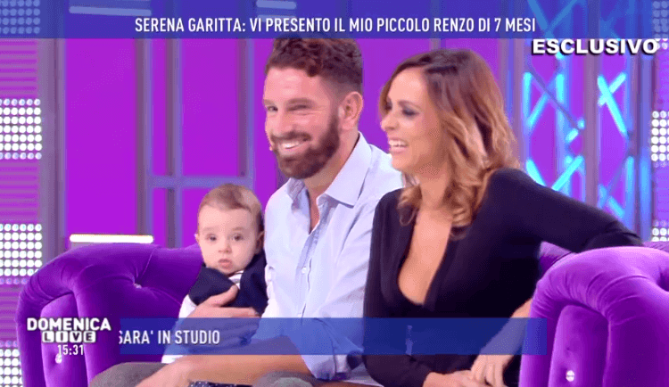 Serena Garitta e Nicolò Ancona a ‘Domenica Live’ presentano il piccolo Renzo: “Ecco come va la nostra vita da genitori!”