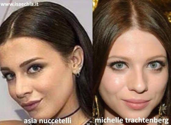 Somiglianza tra Asia Nuccetelli e Michelle Trachtenberg article-post