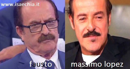 Somiglianza tra Fausto, cavaliere del Trono over di ‘Uomini e Donne’, e Massimo Lopez preview