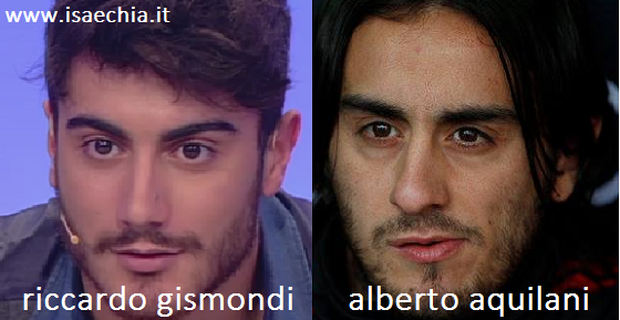 Somiglianza tra Riccardo Gismondi e Alberto Aquilani