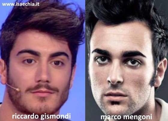 Somiglianza tra Riccardo Gismondi e Marco Mengoni