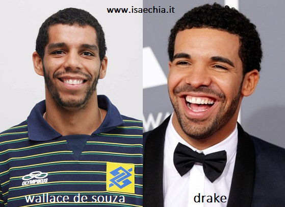 Somiglianza tra Wallace De Souza e Drake preview